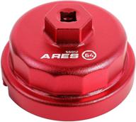 🔧 ares 56012-64mm oil filter wrench: effortlessly remove oil filters from toyota, lexus, and scion 2.0 to 5.7l engines with 3/8-inch drive logo