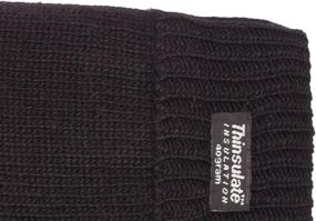 img 2 attached to 🧤 EEM Knitted Thinsulate Thermal Lining: The Ultimate Men's Accessories for Gloves & Mittens