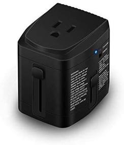 img 2 attached to 🌍 All in ONE World Travel Plug Power Adapter: 2000 Watts Voltage Converter Step Down 220V to 110V - Perfect for Hair Dryer, Steam Iron, Laptop MacBook, Cell Phone - US to UK, AU, Europe & Beyond!