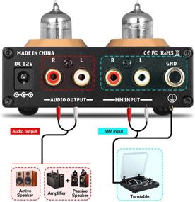 img 2 attached to 🎛️ Douk Audio T3 PRO: Mini Stereo Vacuum Tube Preamplifier with MM Phono Stage
