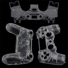 img 1 attached to Enhance your Playstation 4 Controller with yueton Full Housing Replacement Shell Kit JDM 010