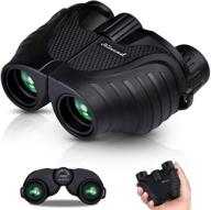 high-performance waterproof hd binoculars: durable 15x25 binoculars with bak4 prism & clear fmc lens for adults logo