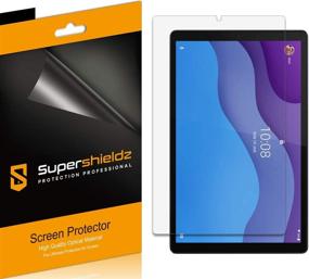 img 2 attached to 📱 High Definition Clear Shield (PET) Screen Protector for Lenovo Tab M10 HD (2nd Gen) 10.1 inch (Model TB-X306F/TB-X306X) and Barnes & Noble Nook 10" HD Tablet - 3 Pack