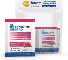 img 4 attached to Продукт: Набор для путешествий L-arginine Pro Supplement ON-The-GO с одноразовыми порциями - повышение энергии и выносливости с 5,500мг L-аргинина и 1,100мг L-цитруллина (30 пакетов, вкус малины)