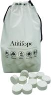 🧺 atitifope compressed towels - facial cleansing cloths for travel, camping, and washcloths (7.9in x 7.9in, 100 pieces) логотип