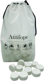 img 4 attached to 🧺 Atitifope Compressed Towels - Facial Cleansing Cloths for Travel, Camping, and Washcloths (7.9in x 7.9in, 100 Pieces)