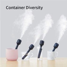 img 2 attached to 🏠 OURRY 8-14 Hrs Portable Mini Humidifiers: USB/Battery Operated Cool Mist with Container Diversity, Auto Shut-Off - Perfect for Home, Bedroom, Office