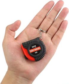 img 1 attached to Spifllyer Retractable Measuring Keychain with Built-in Measuring Tape