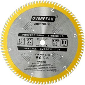 img 4 attached to 🪚 Premium 10-Inch Table Saw Blade ATB with 90 Teeth - Ultra Fine Finishing for Wood Cutting Circular Saw Blades by Overpeak