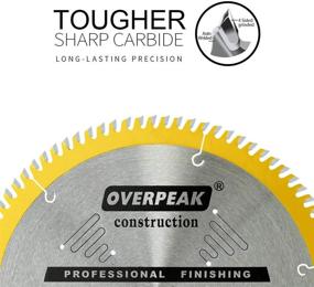 img 2 attached to 🪚 Premium 10-Inch Table Saw Blade ATB with 90 Teeth - Ultra Fine Finishing for Wood Cutting Circular Saw Blades by Overpeak