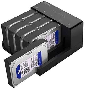 img 3 attached to 🔌 High-Speed ORICO USB 3.0 to SATA 5 Bay Docking Station: Clone and Connect 2.5"/3.5" HDDs/SSDs, Supports up to 10TB Capacity