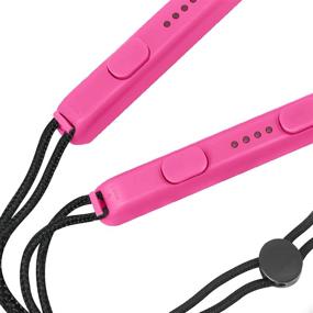 img 2 attached to 🎮 XBERSTAR Pink Portable Controller Carrying Hand Strap Wrist Rope for Nintendo Switch Video Games – Enhanced Gaming Experience On-the-Go!