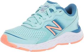 img 4 attached to 👟 Детские беговые кроссовки New Balance с застежкой на шнуровке