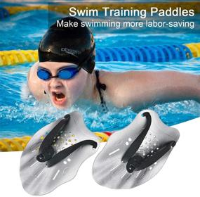 img 2 attached to Contour Paddles Training Adjustable Swimming