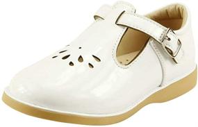 img 4 attached to Doll Maker Mary Jane Flat: Stylish School Dress Shoes for Toddler & Little Girls