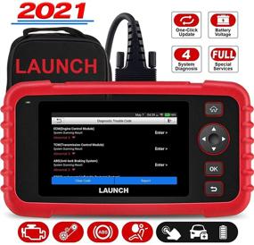 img 4 attached to 🔧 2021 New Elite CRP123X OBD2 Scanner - Automotive Tools for ABS/SRS/Engine/Transmission, Check Engine Code Reader with Carry Bag, Battery Test, Android 7.0, AutoVIN, WiFi, Lifetime Free Update