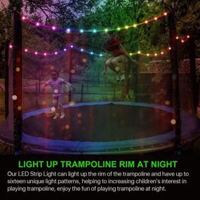 img 2 attached to 🎆 Illuminate Your Trampoline with Waterproof Remote-Controlled Lights for Outdoor Fun!