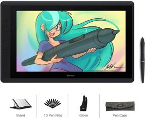 img 4 attached to 🎨 Artisul D16: 15.6 Inch FHD Graphics Drawing Tablet with Screen, Battery-Free Stylus, and 8192 Levels of Sensitivity