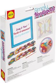 img 3 attached to Simply Needlepoint Craft Kit by ALEX Toys