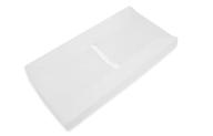 👶 soft and durable american baby company cotton terry contoured changing table cover - white (discontinued by manufacturer): a stylish and functional nursery must-have logo