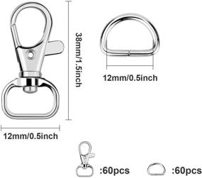 img 2 attached to Chain Swivel Hooks Lanyard Clips