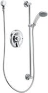 🚿 moen 8346 commercial posi-temp pressure balancing 4 port cycling valve hand shower system - chrome logo