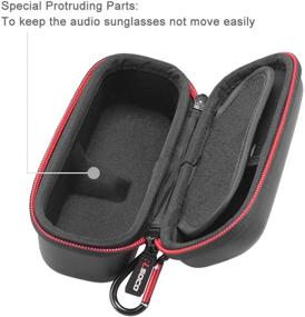 img 3 attached to RLSOCO Case for Bose Frames: Audio Sunglasses Hard Case - Alto, Tenor, Soprano, Rondo Bluetooth Sunglasses (NOT Tempo Frames)
