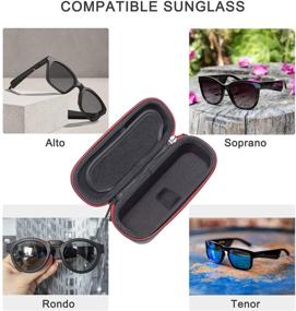 img 2 attached to RLSOCO Case for Bose Frames: Audio Sunglasses Hard Case - Alto, Tenor, Soprano, Rondo Bluetooth Sunglasses (NOT Tempo Frames)