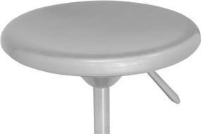 img 3 attached to Silver Chrome Studio Stool by Studio Designs - 13179