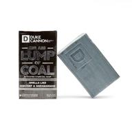 🧼 duke cannon's big ass lump of coal: extra large men's bar soap with activated charcoal - holiday edition (bergamot scented, 10 oz) logo