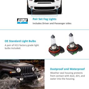 img 1 attached to 🚗 [2016-2019 Nissan Titan] CPW Compatible Driving Fog Lights Pair + Wiring + Switch Kit