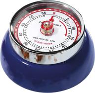 ⏲️ zassenhaus retro navy blue magnetic kitchen timer – 60 minute, 2.75-inch логотип