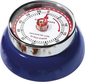 img 4 attached to ⏲️ Zassenhaus Retro Navy Blue Magnetic Kitchen Timer – 60 Minute, 2.75-Inch