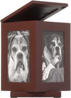 🐾 pearhead pet rotating photo memory box & ink kit: preserve your pet's memories effortlessly! logo