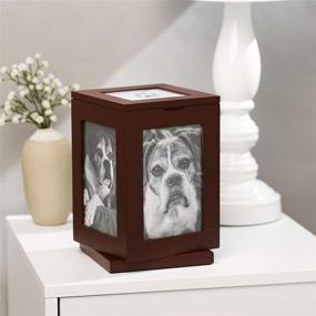 img 1 attached to 🐾 Pearhead Pet Rotating Photo Memory Box & Ink Kit: Preserve Your Pet's Memories Effortlessly!