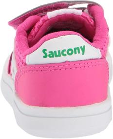 img 2 attached to 👟 Saucony Girls Sneaker Medium Toddler Girls' Athletic Shoes: Superior Support and Style