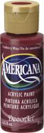 decoart americana acrylic 2 ounce cranberry logo