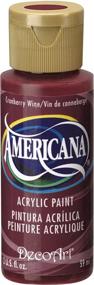 img 1 attached to DecoArt Americana Acrylic 2 Ounce Cranberry