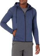 peak velocity full zip athletic fit heather logo