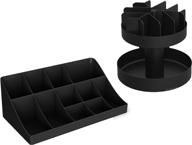 🍵 mind reader snacomorg-blk coffee and snack organizer, 2 pack, black – perfect for home, office, and breakroom логотип