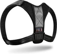 👍 roselynboutique posture corrector: adjustable, invisible & comfortable upper back brace for women and men - usa design - universal fit логотип