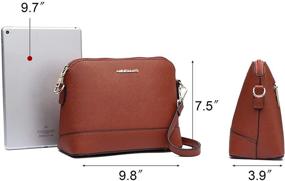 img 1 attached to Adjustable Hardware Lightweight Crossbody Handbags for Women, Including Wallet