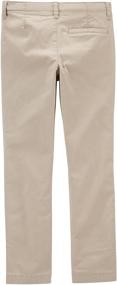 img 1 attached to 👖 Stylish and Durable: OshKosh B'Gosh Boys' Flat Front Pants – Perfect for Every Occasion!