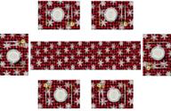 ❄️ emvency 72 inch christmas snowflakes placemats logo