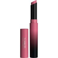 💄 maybelline new york color sensational ultimatte lipstick: lightweight comfort & intense color pigment – more mauve, 0.06 oz. logo