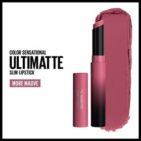 img 3 attached to 💄 Maybelline New York Color Sensational Ultimatte Lipstick: Lightweight Comfort & Intense Color Pigment – MORE MAUVE, 0.06 oz.