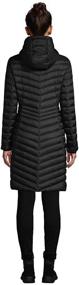 img 3 attached to 🔥 Stay Warm and Stylish with Lands' End Women's Ultralight Packable Long Down Coat