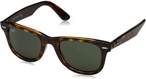 img 4 attached to Солнцезащитные очки Ray Ban RB4340 Wayfarer черепахового цвета