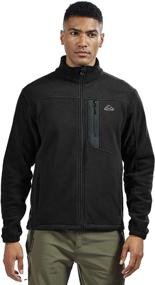 img 2 attached to TBMPOY Men's Full-Zip Fleece Jacket - Soft Polar Winter Outdoor Coat with Pockets