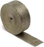 🔥 design engineering 010127 titanium exhaust heat wrap with lr technology - 2" x 50' - enhance performance and durability logo